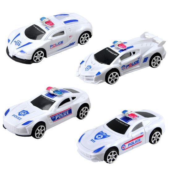 Picture of Children's pull-back toy car four solid color simulation car