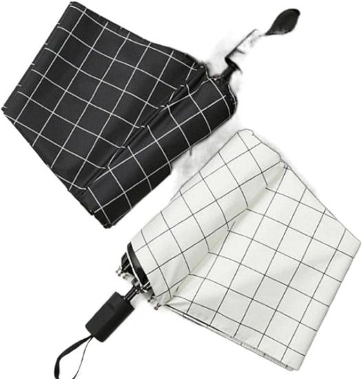 Picture of 1SAXTZDS Umbrella Clear Umbrella Dual Use Retro Art Style Small and Fresh Sunshade and UV Protection Sun Umbrella