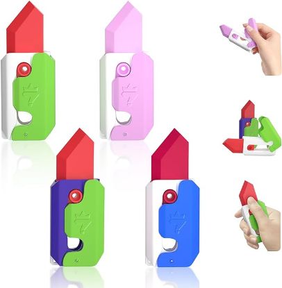 Picture of Children's toy light catapult tactical knife folding claw knife