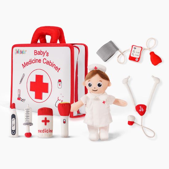 Picture of Play house toy family medicine kit